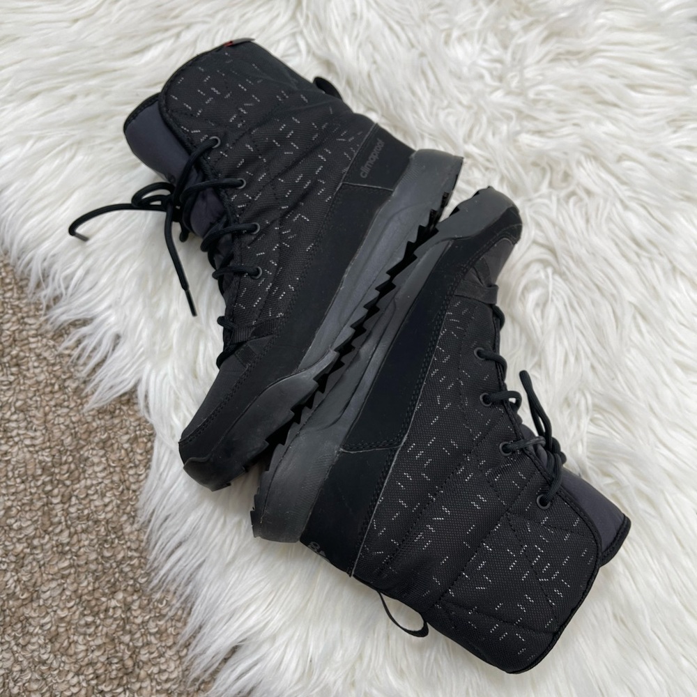 ADIDAS CLIMAWARM CHOLEAH BOOT PADDED CLIMAPROOF Black/Reflective Womens Sz 5.5
